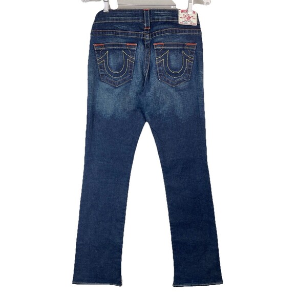 True Religion Women 30 Jeans Vintage World Tour Johnny Bootcut Stretch USA Y2K - Picture 11 of 13